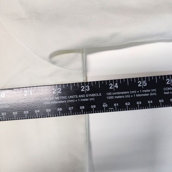 Haband White Short Sleeve Zip Front Shirt Men’s M Classic Guayabera Style Pocket - Picture 13 of 13